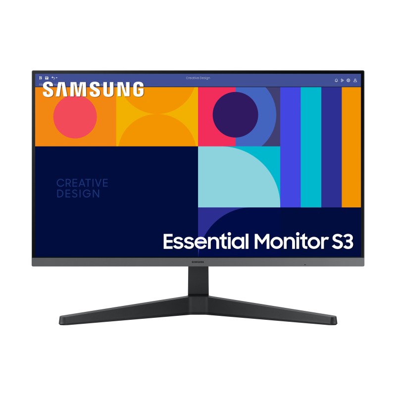 Image of Samsung Essential Monitor S3 S33GC LED display 68,6 cm (27") 1920 x 1080 Pixel Full HD Nero
