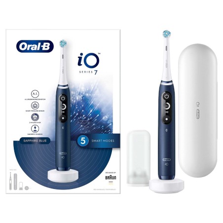 Oral-B iO iO7 Adulto Escova de dentes rotativa Azul