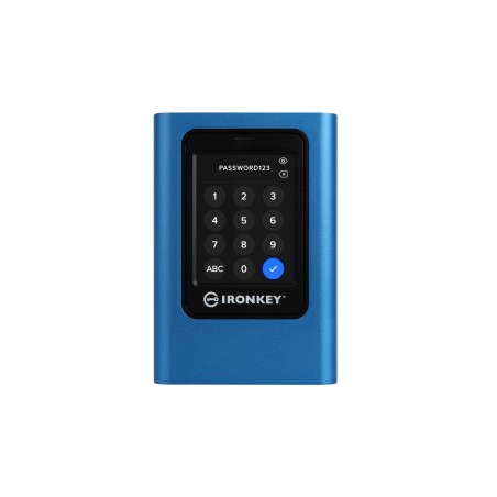 Kingston Technology IronKey Vault Privacy 80 3,84 TB Azul
