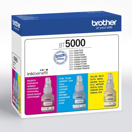 Brother BT5000CLVAL inktcartridge 3 stuk(s) Compatibel Cyaan, Magenta, Geel