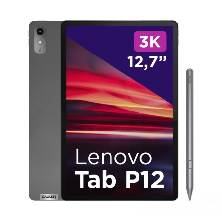 Lenovo Tab P12 Mediatek 128 GB 32,3 cm (12.7") 8 GB Wi-Fi 6 (802.11ax) Android 13 Cinzento