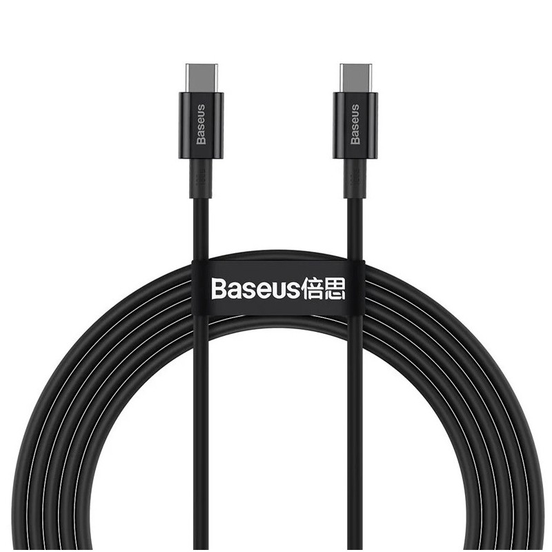 Baseus Superior cavo USB 1 m USB 2.0 USB C Nero