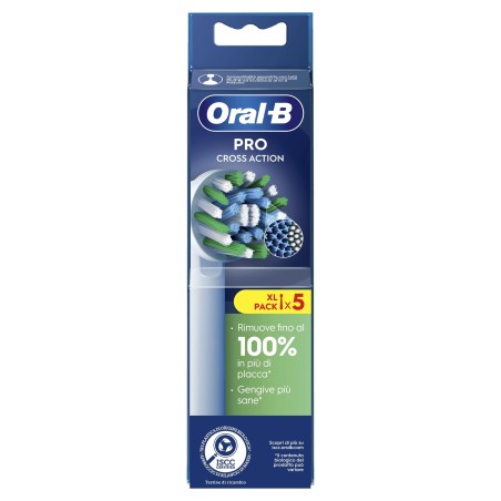 Oral-B CrossAction 80730885 cabeça de escova de dentes 5 unidade(s) Branco