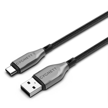 Cygnett CY4680PCUSA cabo USB 1 m USB 2.0 USB A USB C Preto