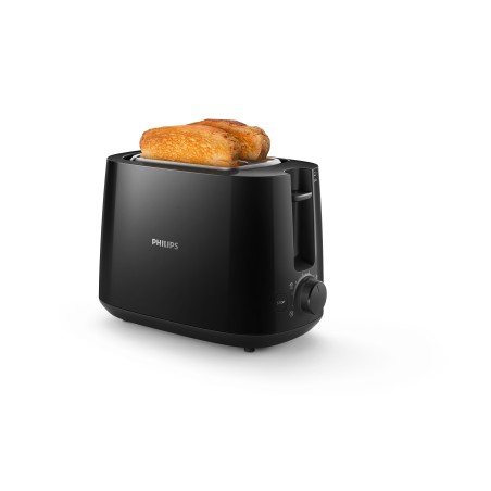 Philips Daily Collection Toaster mit 8 Einstellungsstufen und integriertem Brötchenaufsatz