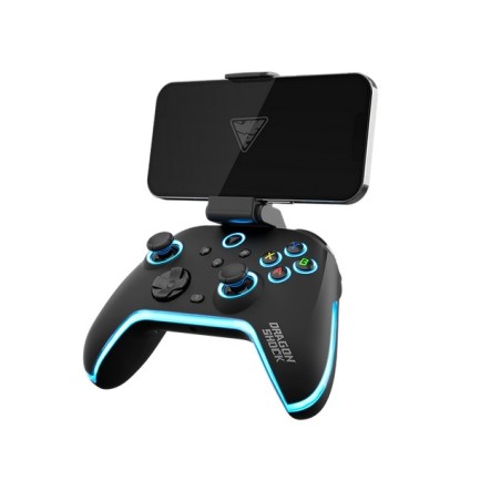 Dragonshock Aurora Plus Noir Bluetooth USB Manette de jeu Android, PC, Playstation 3, iOS