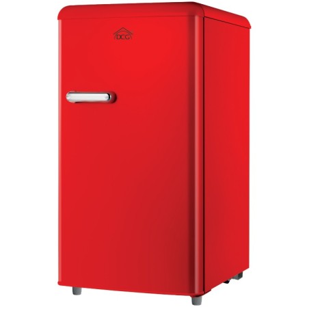DCG Eltronic MF100R Kühlschrank mit Gefrierfach Freistehend 100 l Rot