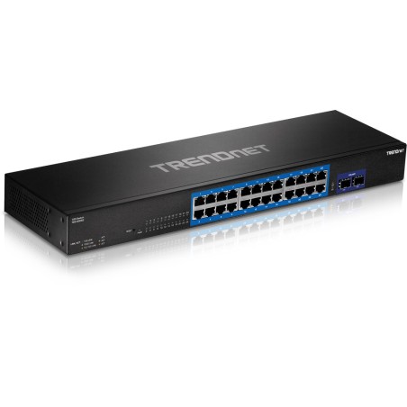 Trendnet TEG-30262 v1.0R Gigabit Ethernet (10 100 1000) 1U Zwart