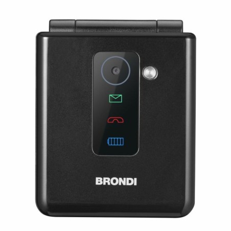 Brondi Flipper 6,1 cm (2.4") Noir Téléphone numérique