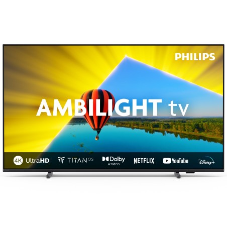 Philips 65PUS8079 12 Fernseher 165,1 cm (65") 4K Ultra HD Smart-TV WLAN Schwarz 350 cd m²