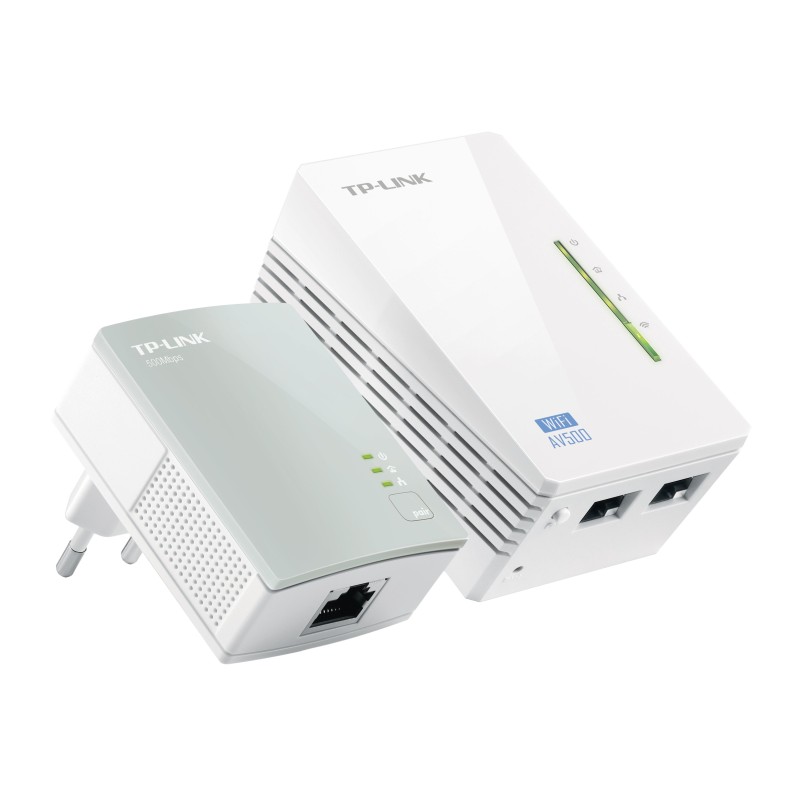 TP-Link TL-WPA4220 KIT adattatore di rete PowerLine 300 Mbit/s Collegamento ethernet LAN Wi-Fi Bianco 1 pz