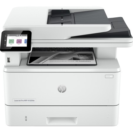 HP LaserJet Pro 4102fdn Multifunction Noir et blanc Imprimante, Copieur, Scanner Recto verso