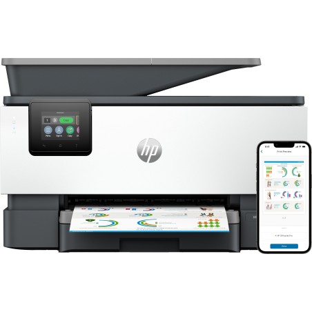 HP OfficeJet Pro 9120b Sem fios All-in-One Cor Impressora, Impressão frente e verso Copiadora, scanner
