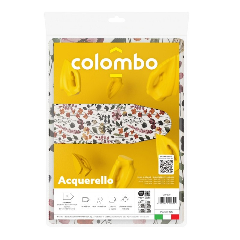 Image of Colombo New Scal COP530 rivestimento per asse da stiro Copertura superiore dell'asse da stiro Cotone, Feltro Multicolore