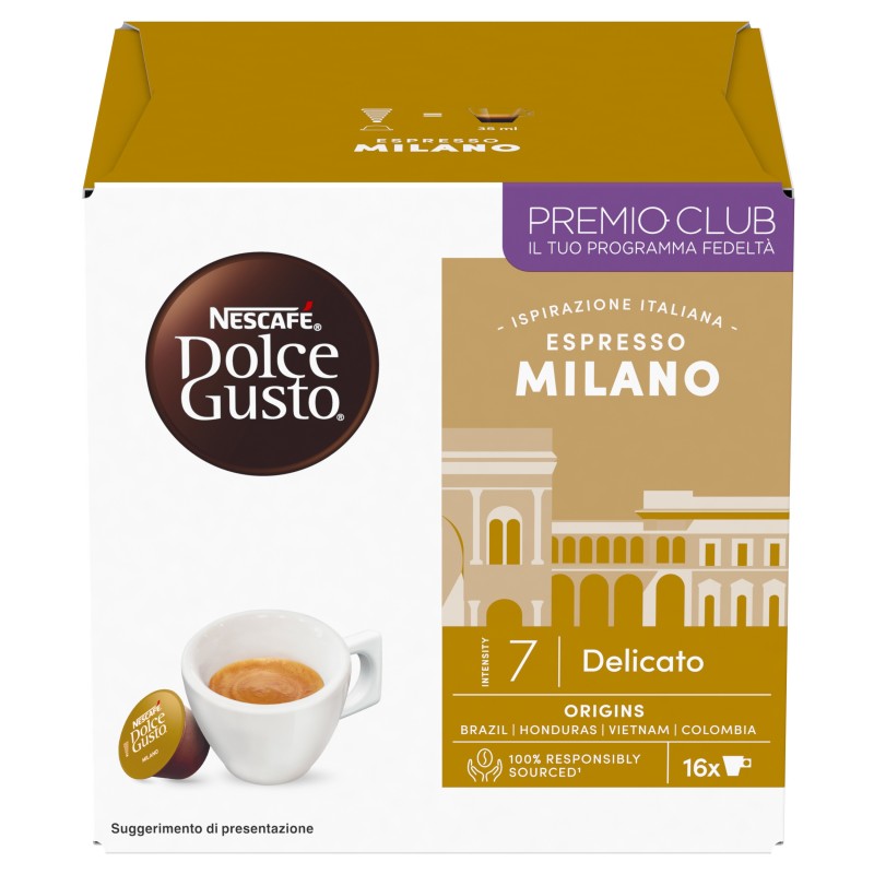 Nescafé Dolce Gusto Caffè Espresso Milano 16 Capsule