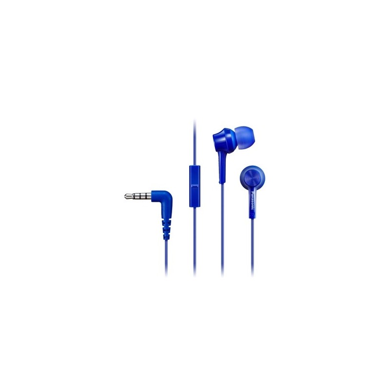 Image of Panasonic RP-TCM115E Auricolare Cablato In-ear Musica e Chiamate Blu