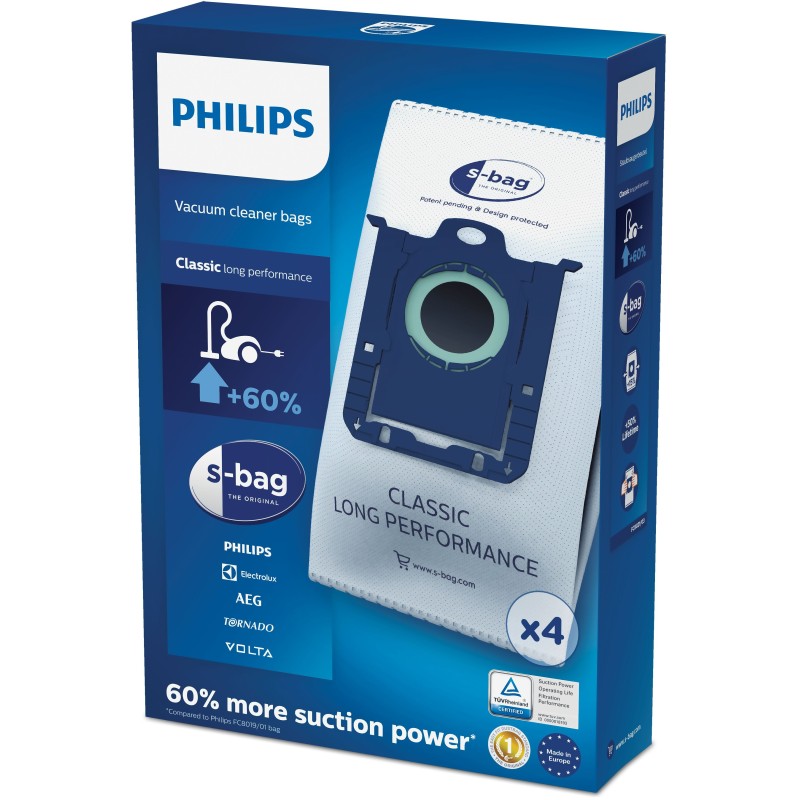 Image of Philips s-bag FC8021/03 Sacchetti per aspirapolvere