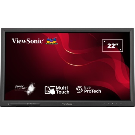 Viewsonic TD2223-2 computer monitor 55,9 cm (22") 1920 x 1080 Pixels Full HD LCD Touchscreen Zwart