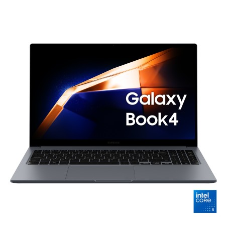 Samsung Galaxy Book4 Laptop, Intel® Core™ 5, 16GB RAM, 512GB SSD, 15.6" Super AMOLED, Windows 11 Home, Gray