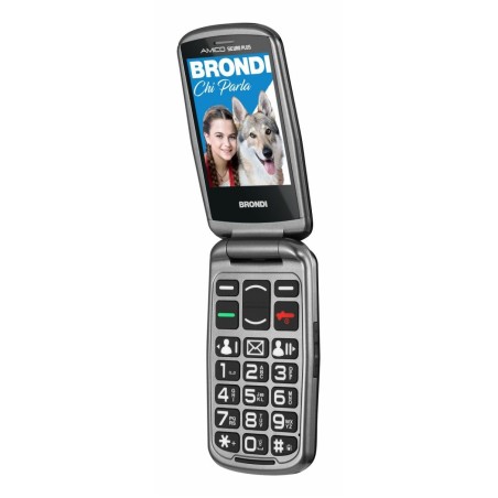 Brondi BRONDISICUROPL teléfono móvil 7,11 cm (2.8") 82 g Negro Teléfono con cámara