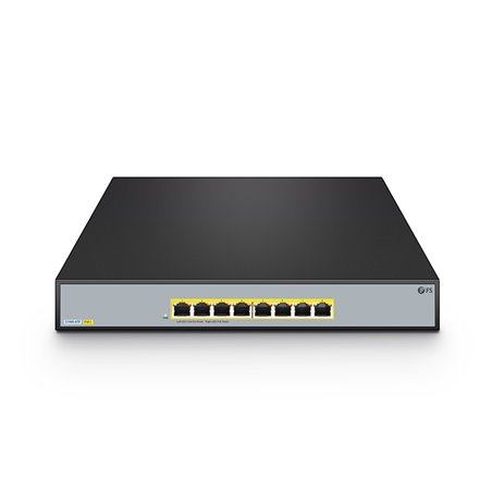 SWITCH 9P LAN Gigabit TENDA TEG1109P-8-102W 8p PoE 102W, IEEE 802.3af/at - Metallo Fino:31/03