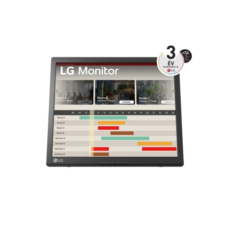 LG 17BR30T-B.AWM monitor de ecrã 43,2 cm (17") 1280 x 1024 pixels SXGA LCD Ecrã táctil Preto