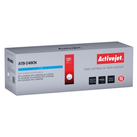 Activejet ATB-248CN Toner per stampanti Brother Ricambio Brother TN248C Supremo 1000 pagine blu)
