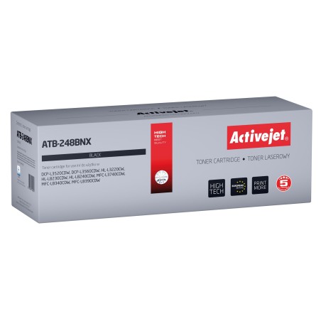 Activejet ATB-248BNX Toner per stampanti Brother Ricambio Brother TN248XLBK Supremo 3000 pagine nero)