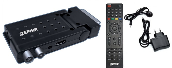 PSK MEGA STORE - Zephir SCEBT2 set-top box TV Terrestre Full HD Nero -  8019101727671 - ZEPHIR - 22,11 €
