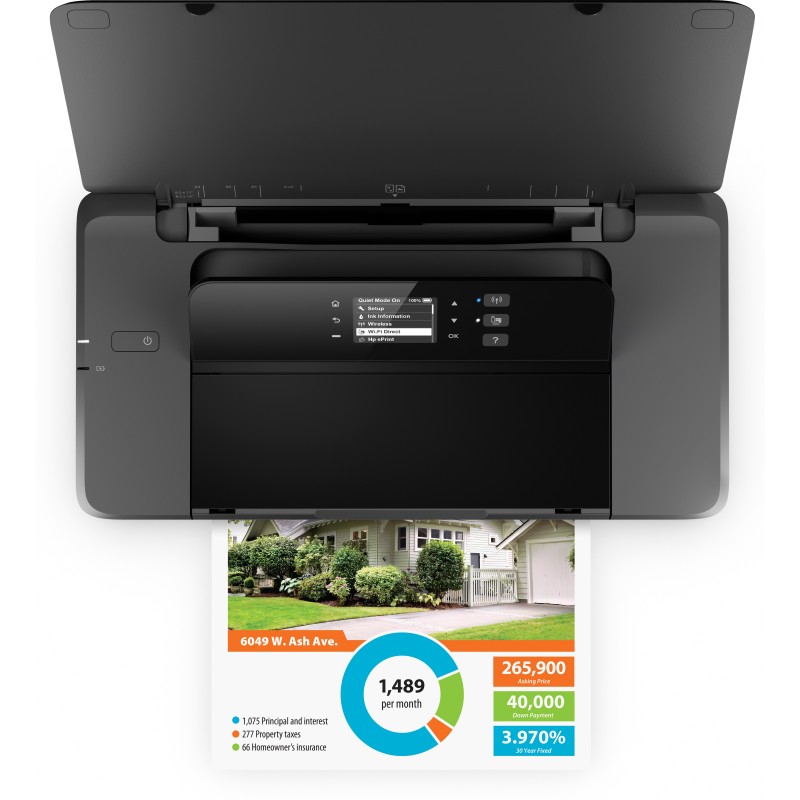 PSK MEGA STORE - HP Officejet Stampante portatile 200. Color, per Small  office, Stampa, Stampa da porta USB frontale - 0889894402004 - HP INC. -  230,82 €