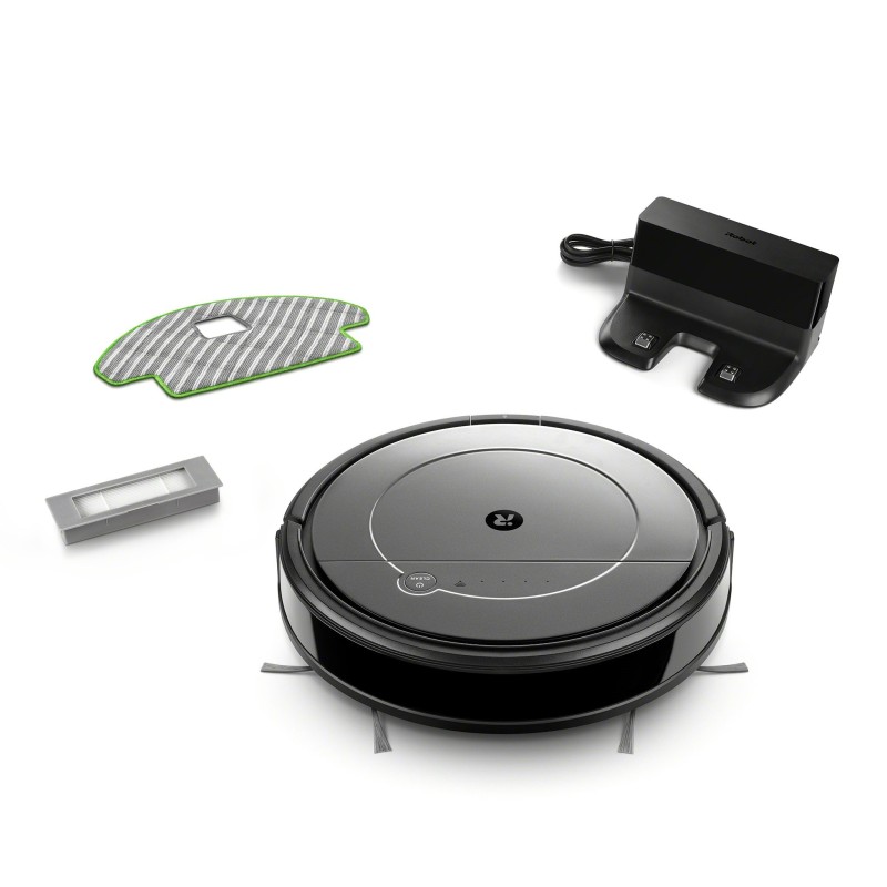 PSK MEGA STORE - iRobot Roomba Combo aspirapolvere robot 0.45 L Sacchetto  per la polvere Nero, Grigio - 5060629984971 - IRobot - 273,95 €
