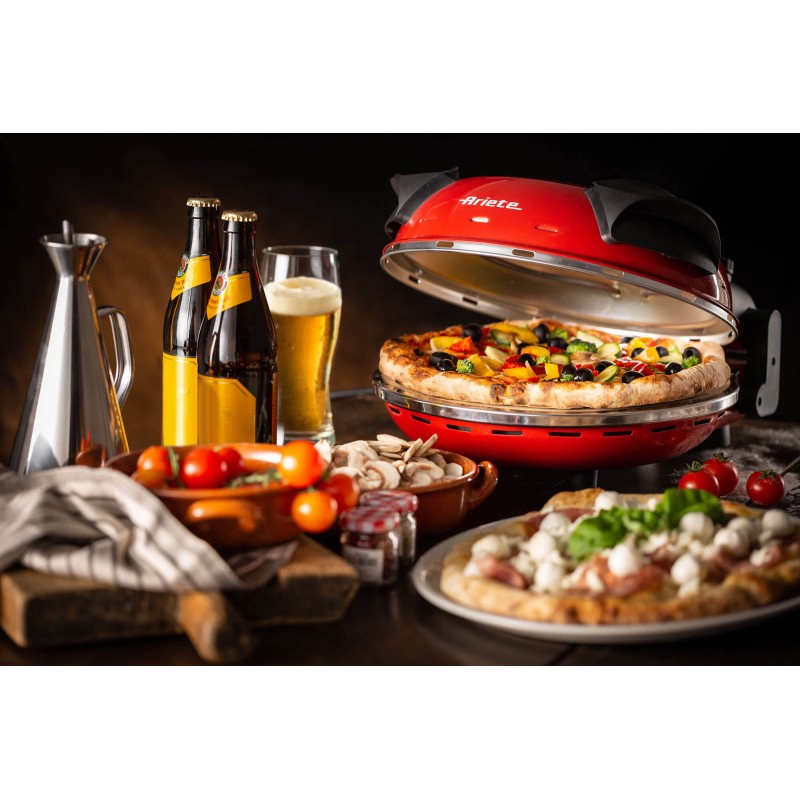 PSK MEGA STORE - Ariete 909/10 Pizza in 4' Minuti, Forno per pizza, 1200 W,  5 livelli di cottura, Temperatura Max 400°C - 8003705116702 - Ariete -  71,35 €