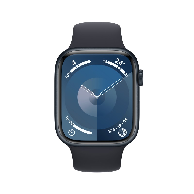 PSK MEGA STORE - Apple Watch Series 9 GPS Cassa 45mm in Alluminio  Mezzanotte con Cinturino Sport - S/M - 0195949031144 - APPLE - IPHONE 2ND  SOURCE - 432,39 €