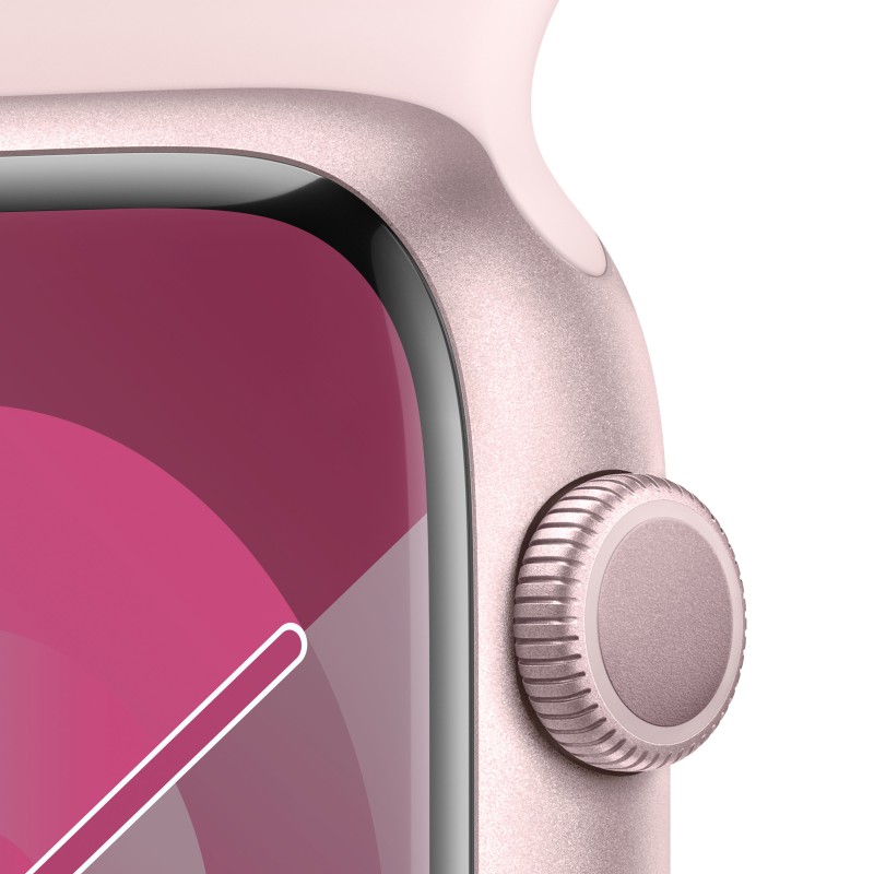 PSK MEGA STORE - Apple Watch Series 9 GPS Cassa 45mm in Alluminio Rosa con  Cinturino Sport Confetto - M/L - 0195949031915 - APPLE - 432,39 €