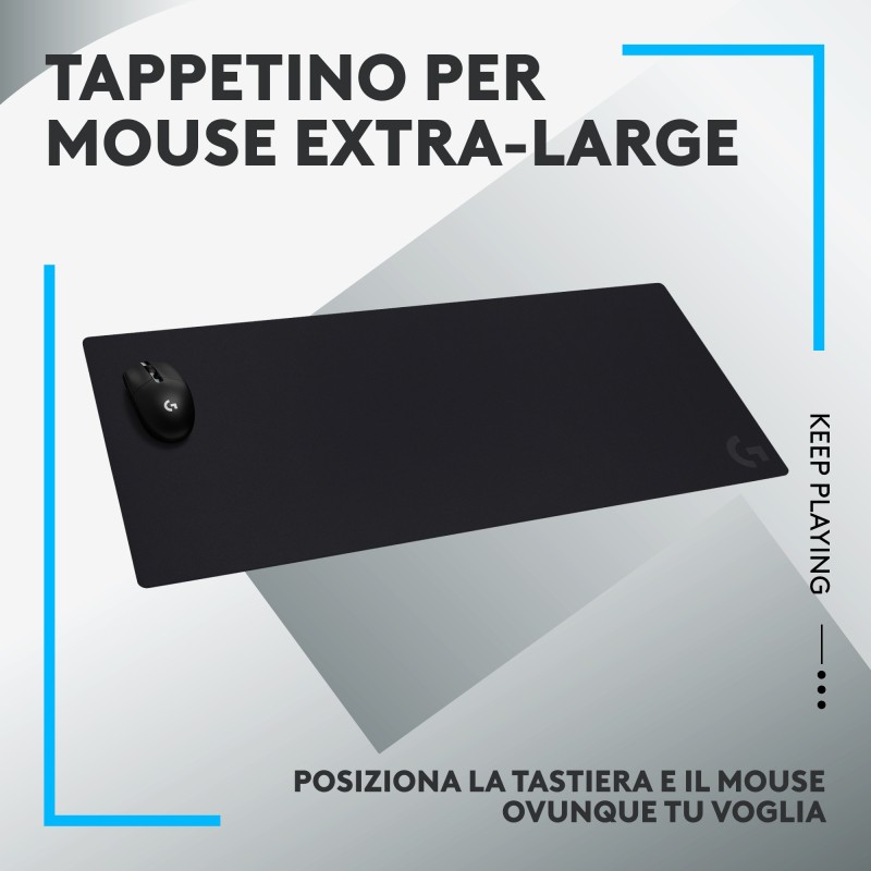 PSK MEGA STORE - Logitech G G840 Tappetino per mouse gioco da computer Nero  - 5099206104310 - LOGITECH - 39,92 €