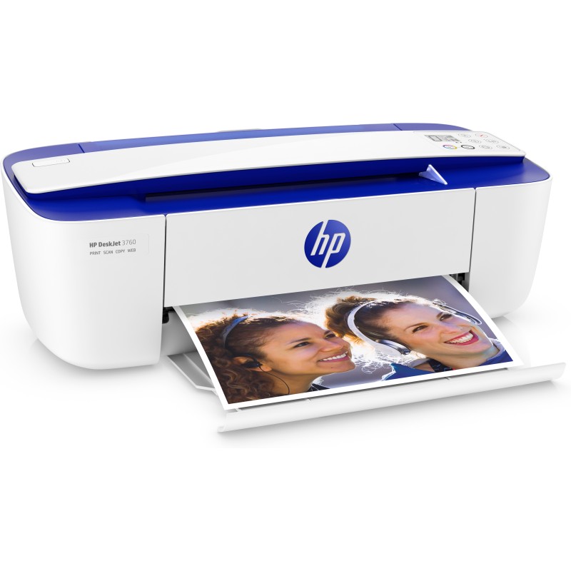 HP DeskJet Imprimante multifonction HP DeskJet 3760, couleur, imprimante  domestique, impression, copie, numérisation, sans fil