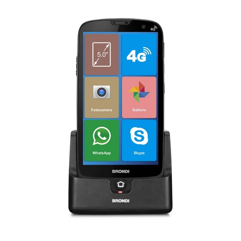 PSK MEGA STORE - Brondi Amico Smartphone XS 12.7 cm (5) Doppia SIM Android  10.0 4G USB tipo-C 1 GB 8 2200 mAh Nero - 8015908770803 - BRONDI - 78,87 €