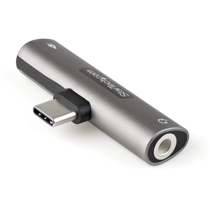 StarTech.com Adaptateur USB-C Audio & Chargeur - Convertisseur Prise Audio  Mini Jack Aux TRRS 3.5mm Casque/Écouteurs - 60W USB T