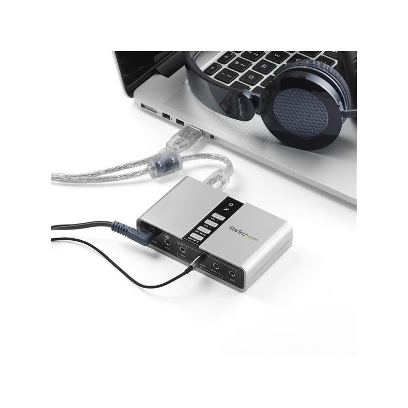 PSK MEGA STORE - StarTech.com Scheda audio esterna adattatore USB 7.1 con  digitale SPDIF - 0065030835466 - Startech - 37,56 €