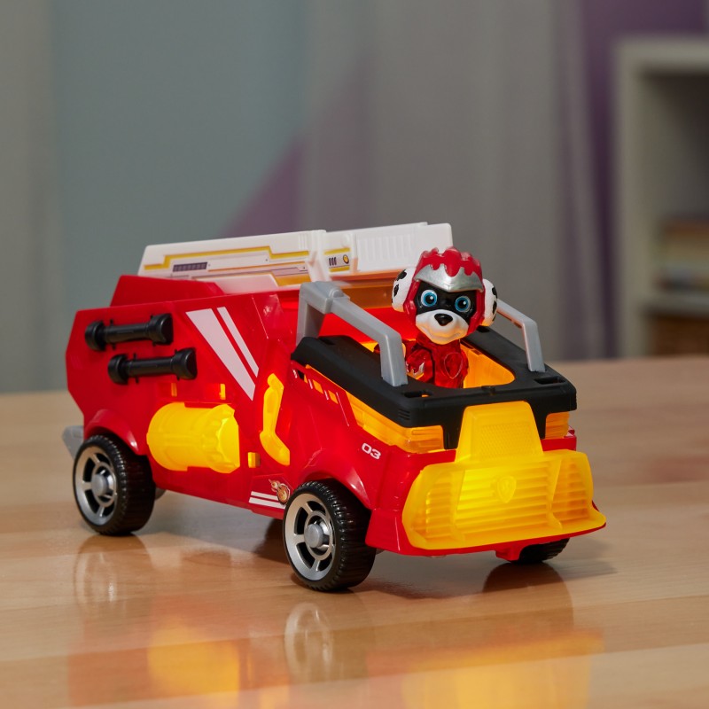PSK MEGA STORE - Spin Master PAW Patrol , Camion dei Pompieri di Marshall  Tematizzato : Il Super Film, con Luci e Suoni - 0778988486481 - Spin Master  - 17,89 €