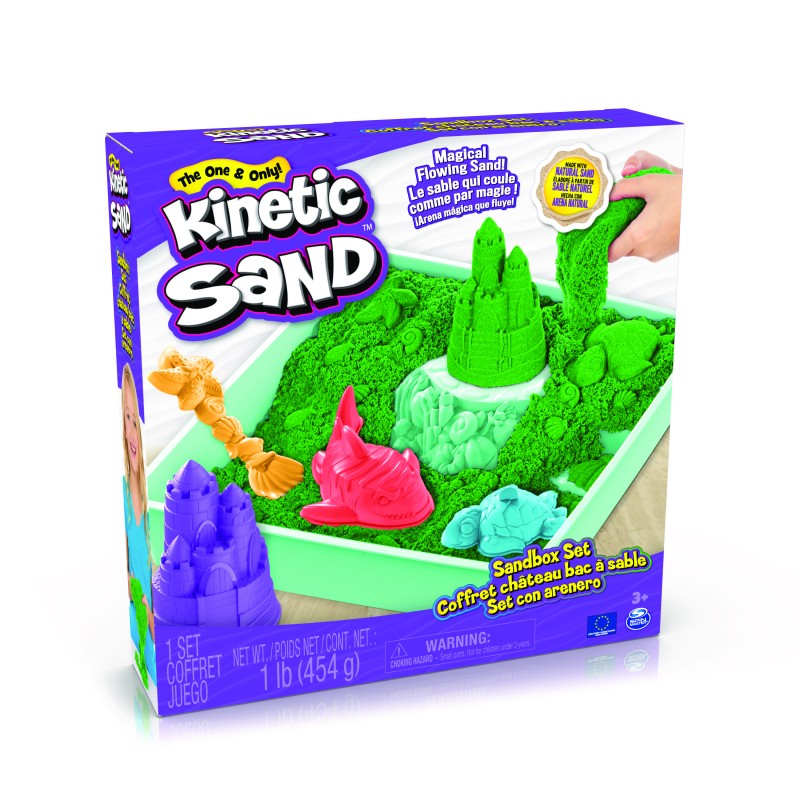 Spin Master Kinetic Sand Sable cinétique, château de sable, sable