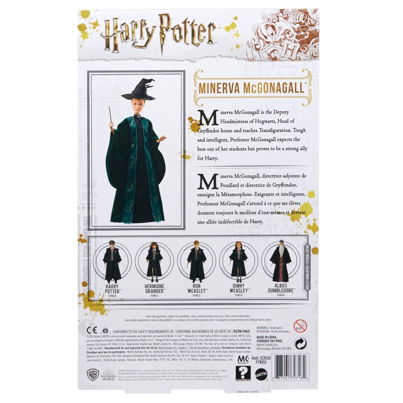 Poupée professeur McGonagall - Harry Potter